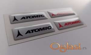 Stikeri za kacigu - Atomic